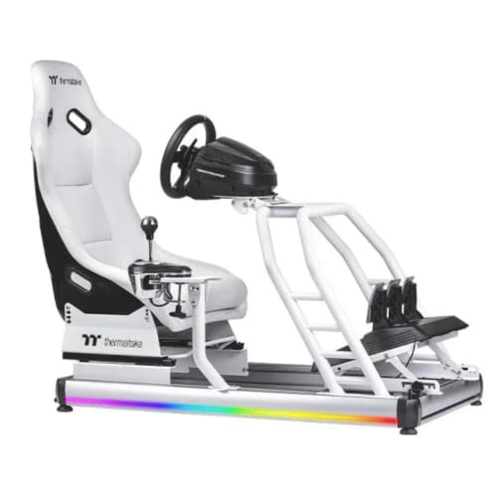 THERMALTAKE GR500 Racing Simulator Cockpit ( Snow White )