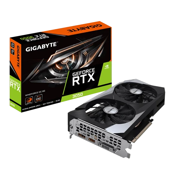 GIGABYTE GeForce RTX 3050 WindForce OC 8GB Nvidia Graphic Card