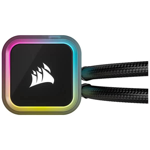 CORSAIR ICUE H100i RGB Elite 240mm CPU Liquid Cooler (Black)