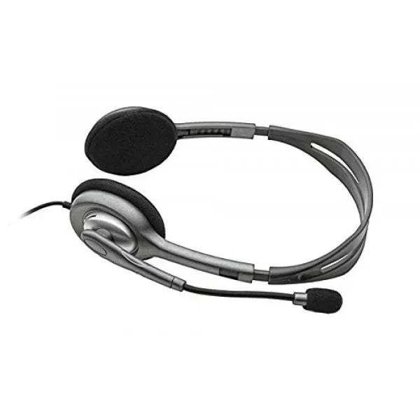 LOGITECH H111 Wired Stereo Gaming Headphone ( Black ) ( Laptops / Mobile / PC )