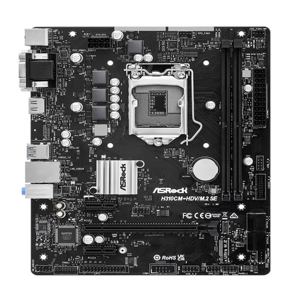 ASROCK H310CM-HDV/M.2 SE DDR4 Intel Motherboard