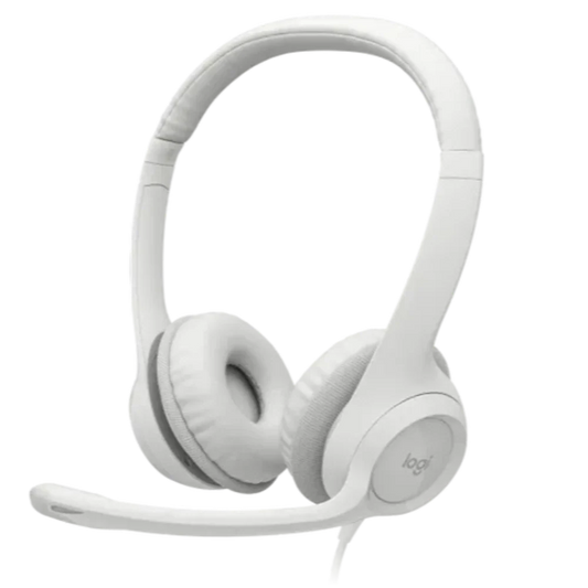LOGITECH H390 RGB Wired Stereo Gaming Headphone ( Off-White ) ( Pc / Mobile / Mac / Xbox )