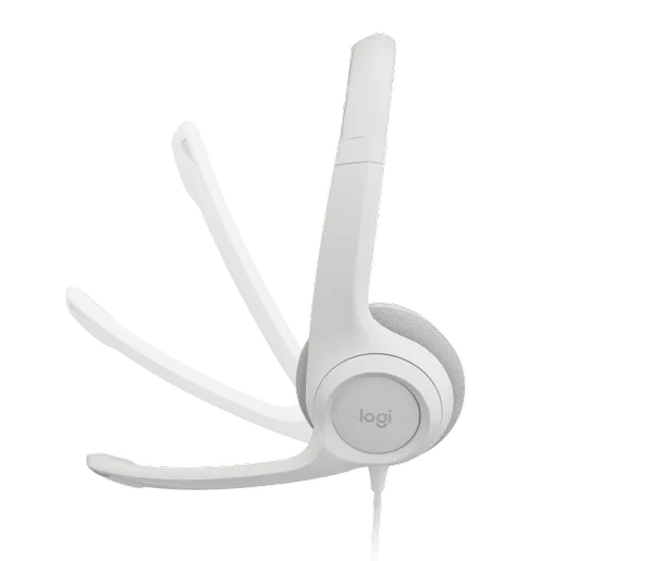 LOGITECH H390 RGB Wired Stereo Gaming Headphone ( Off-White ) ( Pc / Mobile / Mac / Xbox )