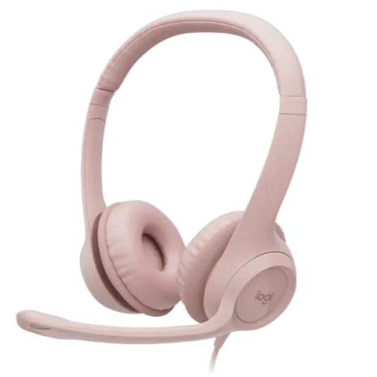 LOGITECH H390 RGB Wired Stereo Gaming Headphone ( Rose ) ( Pc / Mobile / Mac / Xbox )