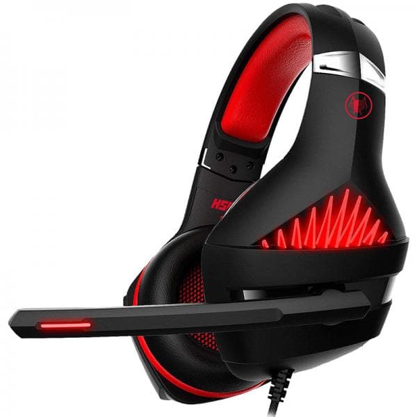ANT ESPORTS H500 RGB 3.5mm Wired Gaming Headphone ( Black / Red )