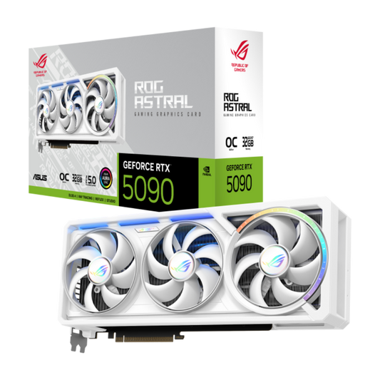 ASUS ROG Astral GeForce RTX 5090 OC 32GB White Edition NVIDIA Graphic Card