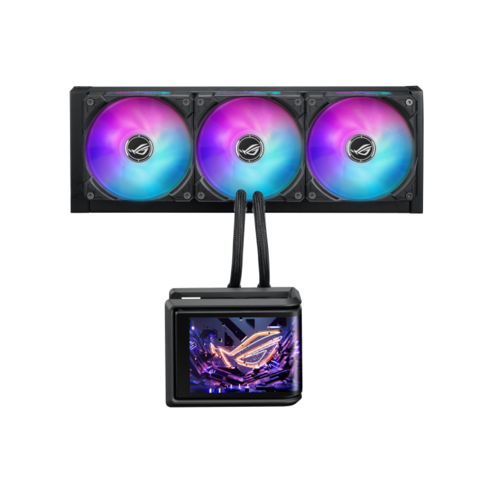 ASUS ROG Ryou IV SLC 360mm ARGB CPU Liquid Cooler ( Black ) ( With LCD Display )