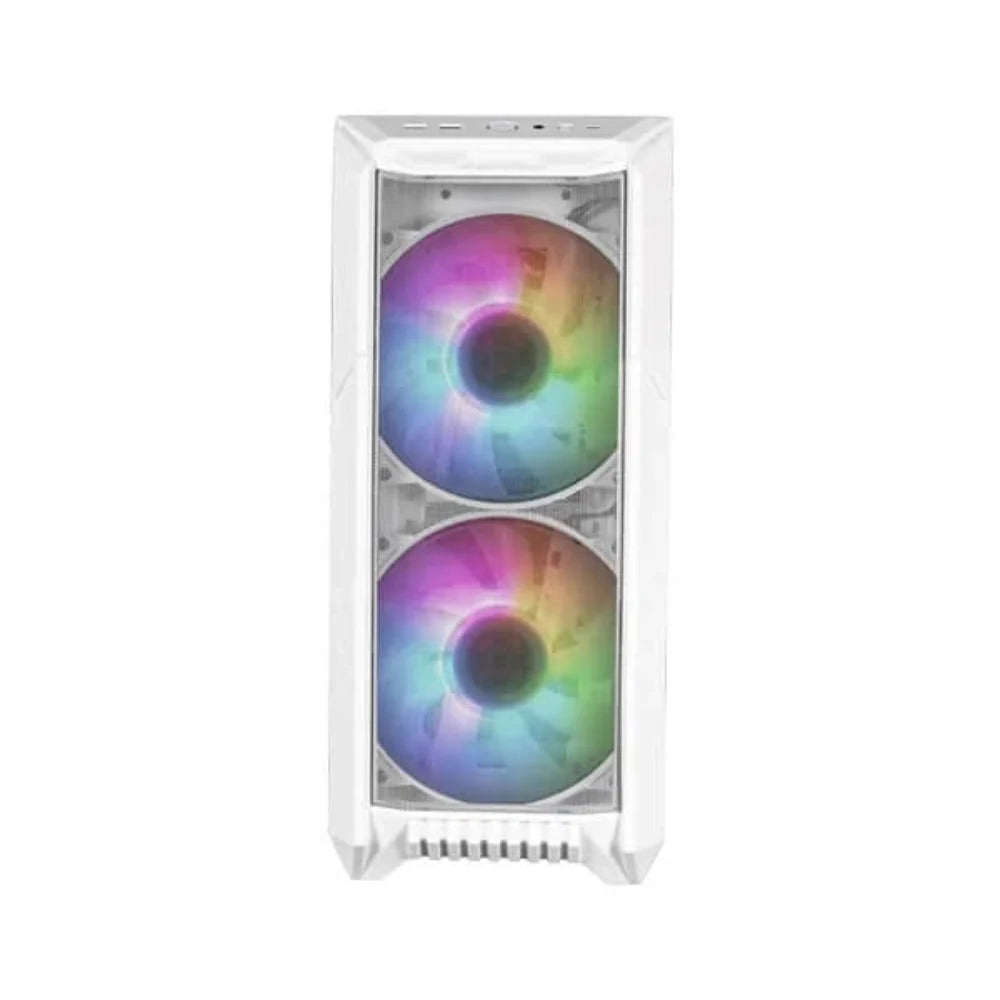 COOLER MASTER HAF 500 ARGB EATX Mid Tower Cabinet (White)
