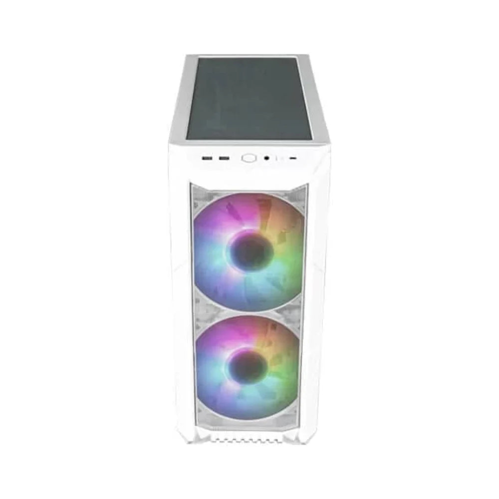 COOLER MASTER HAF 500 ARGB EATX Mid Tower Cabinet (White)