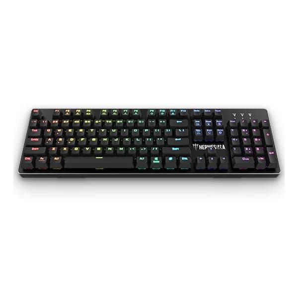 GAMDIAS Hermes P2A Full Size Mechanical Wireless Gaming Keyboard ( Black ) ( Optical Switches )