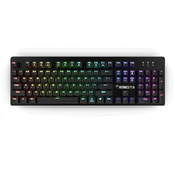 GAMDIAS Hermes P2A Full Size Mechanical Wireless Gaming Keyboard ( Black ) ( Optical Switches )