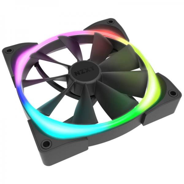 NZXT Aer RGB 2 120mm RGB Cabinet Fans (Black) (Single Pack)