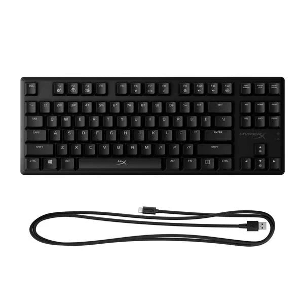 HYPERX Alloy Origins Core PBT RGB Tenkeyless Mechanical Wired Gaming Keyboard ( Black ) ( Aqua Tactile Switch )