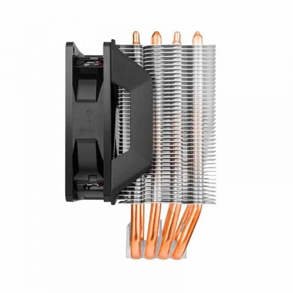 COOLER MASTER H410R Red LED Single Tower Air Cooler (Black)