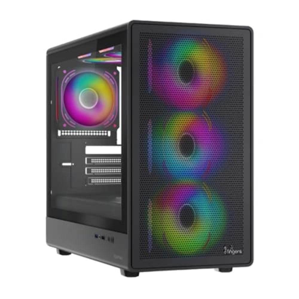 FINGERS HyperHawk RGB MATX Mini Tower Cabinet ( Black )