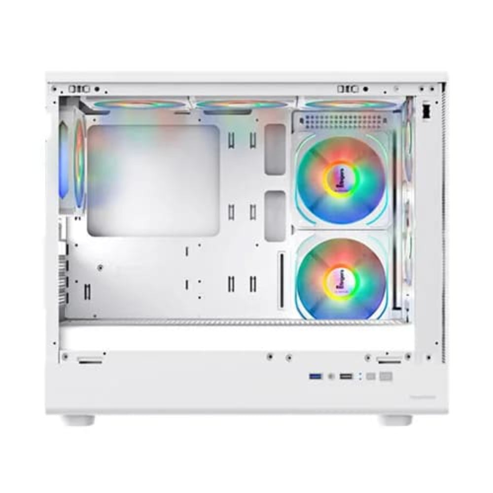 FINGERS HyperHawk RGB MATX Mini Tower Cabinet ( White )