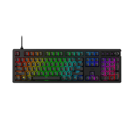 HYPERX Alloy Rise Full Size RGB Wired Mechanical Gaming Keyboard ( Black ) ( Linear Red )