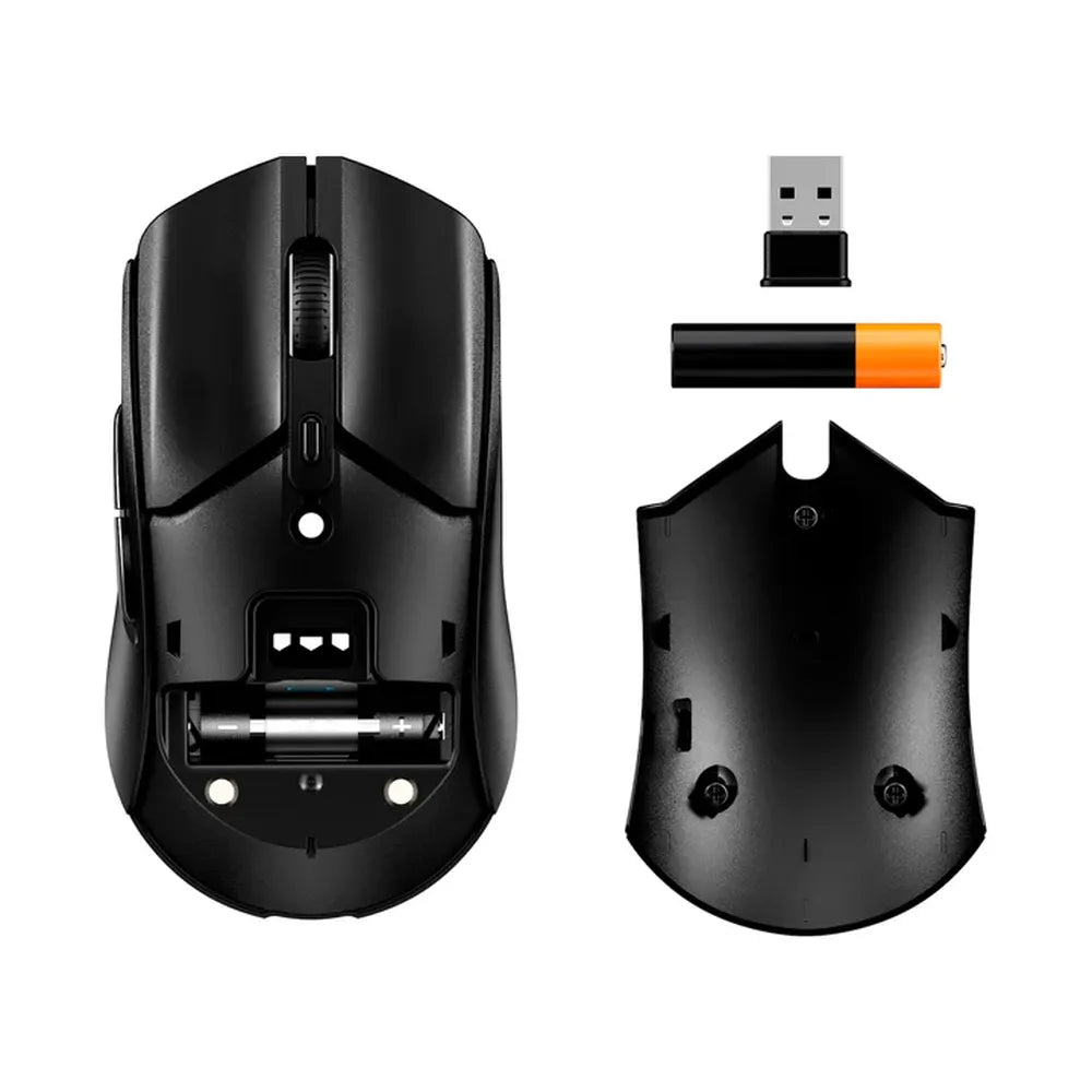 HYPERX Pulsefire Haste 2 Core Wireless Ambidextrous Gaming Mouse (8R2E6AA) (12000 DPI / 6 Macro Buttons) (Black)