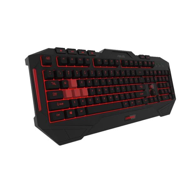 ASUS Cerberus MKII Full Size Membrane Wireless Gaming Keyboard ( Black )