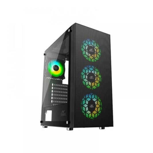 ANT ESPORTS ICE-110 RGB EATX Mid Tower Cabinet (Black)