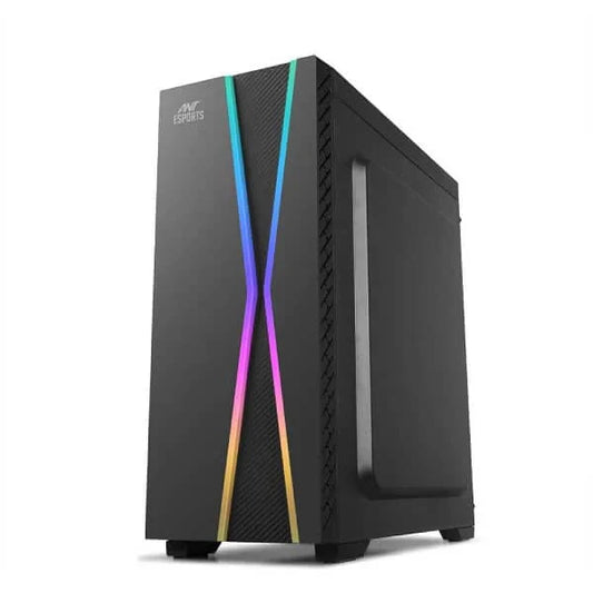 ANT ESPORTS ICE-200TG ARGB ATX Mid Tower Cabinet (Black)