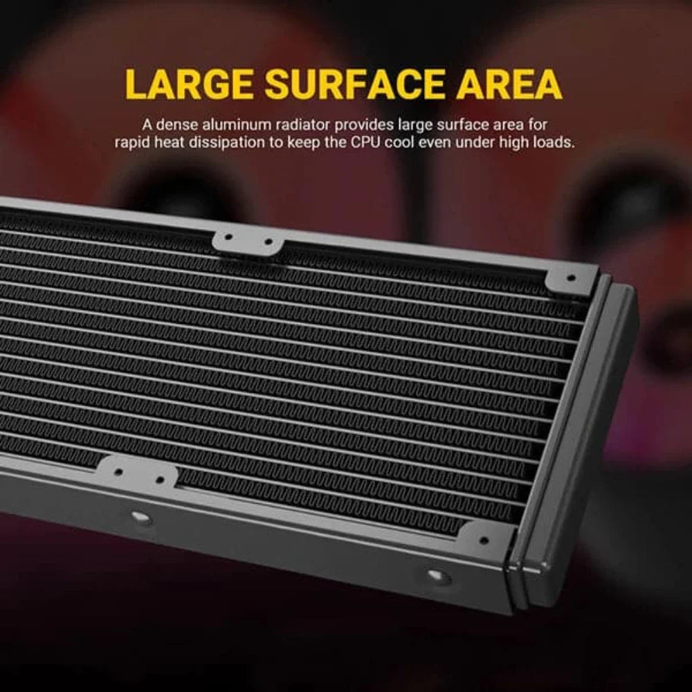 ANT ESPORTS ICE-240 ARGB 240mm CPU Liquid Cooler (Black)