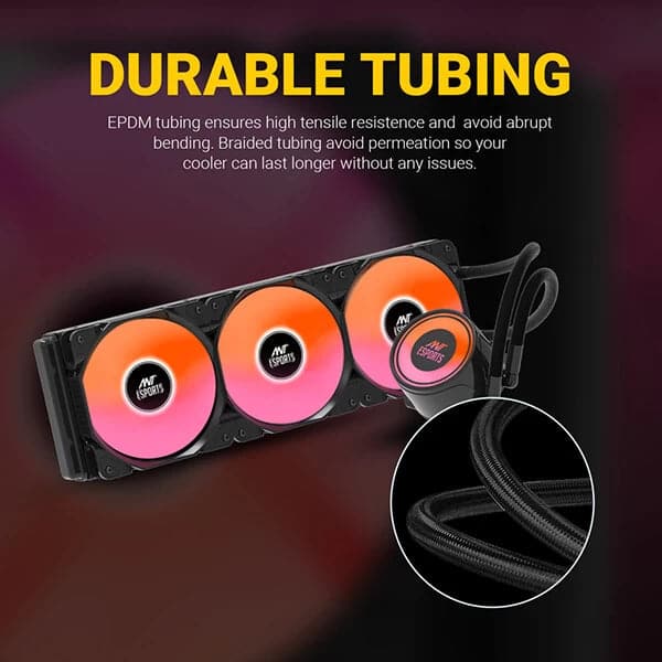 ANT ESPORTS ICE 360 ARGB 360mm CPU Liquid Cooler (Black)