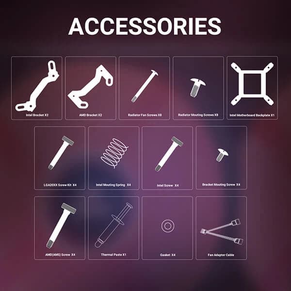 ANT ESPORTS ICE 360 ARGB 360mm CPU Liquid Cooler (Black)