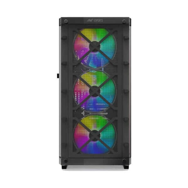 ANT ESPORTS ICE-5000 RGB EATX Mid Tower Cabinet (Black)