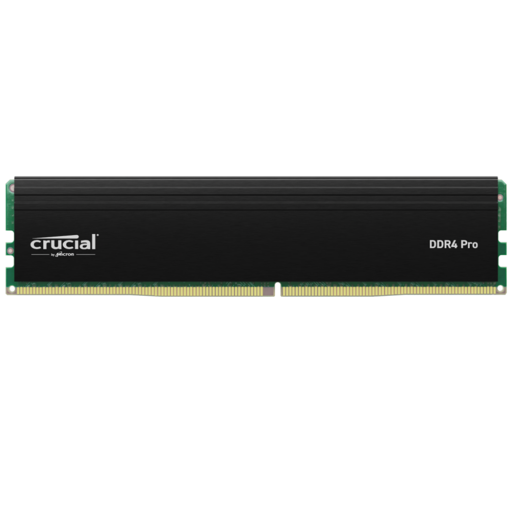 CRUCIAL Pro 32GB ( 32GB x 1 ) 3200MHz DDR4 Ram ( Black ) ( CL22 )
