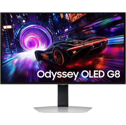 SAMSUNG Odyssey G8 LS27FG810SWXXL 27 Inch 4K UHD 240Hz OLED Panel 99%SRGB 0.3MS AMD Freesync Gaming Monitor
