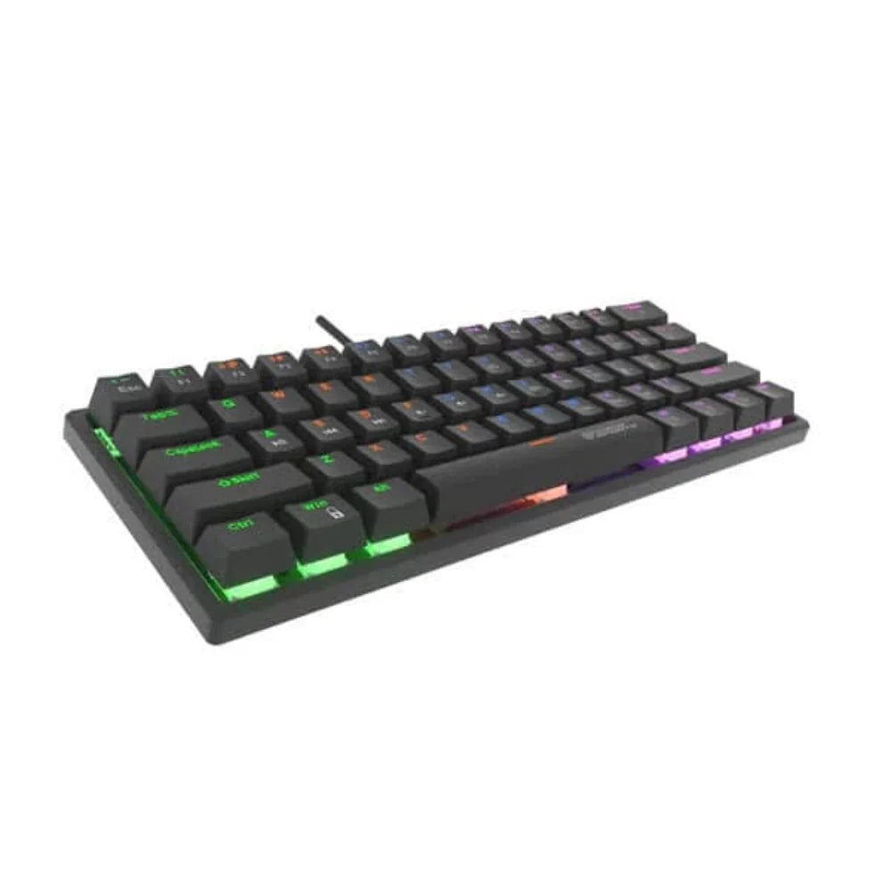 COCONUT K21 Virgo Mini 60% Mechanical Wired Gaming Keyboard ( Black ) ( Red Switch )