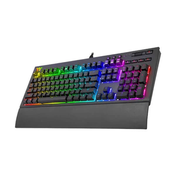 THERMALTAKE Premium X1 Full Size Wired Gaming Keyboard ( Black ) (Cherry MX Silver Switch ) ( KB-TPX-SSBRUS-01 )