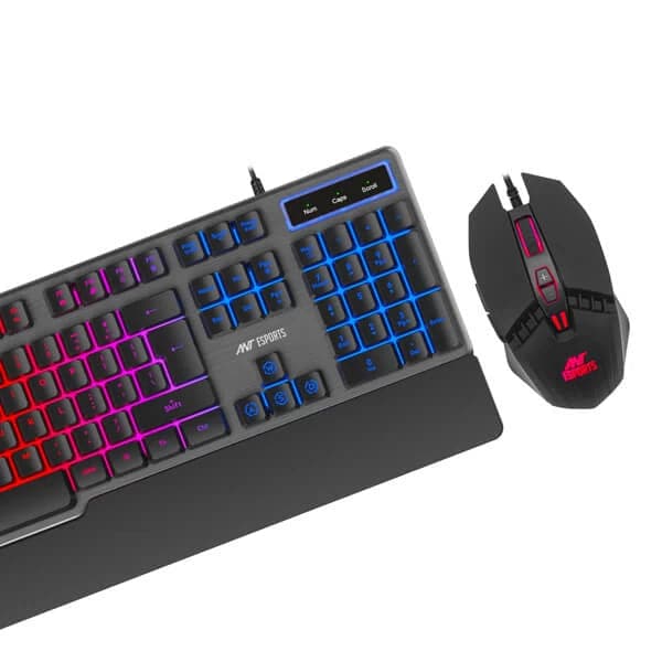 ANT ESPORTS KM500 Full Size Membrane Gaming Keyboard And Mouse Combo (Black) (MemBrane Keyboard) (KM500-COMBO)