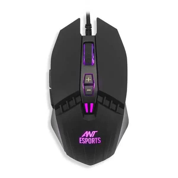 ANT ESPORTS KM540 Full Size RGB Membrane Gaming Keyboard And Mouse Combo (Black) (Membrane Keyboard) (KM540)