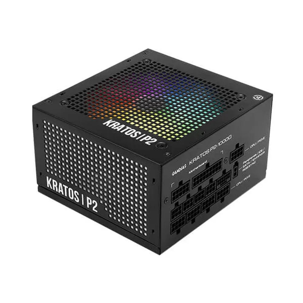 GAMDIAS Kratos P2-1000G RGB 1000 Watt Gold 80 Plus Fully Modular 3.0 ATX Power Supply