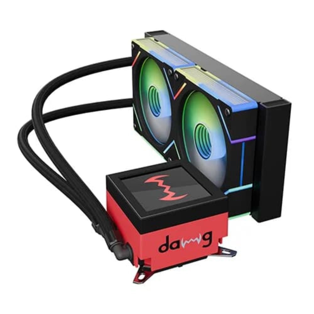 DAWG L240 ARGB 240mm CPU Liquid Cooler ( With LCD Display )( Black )