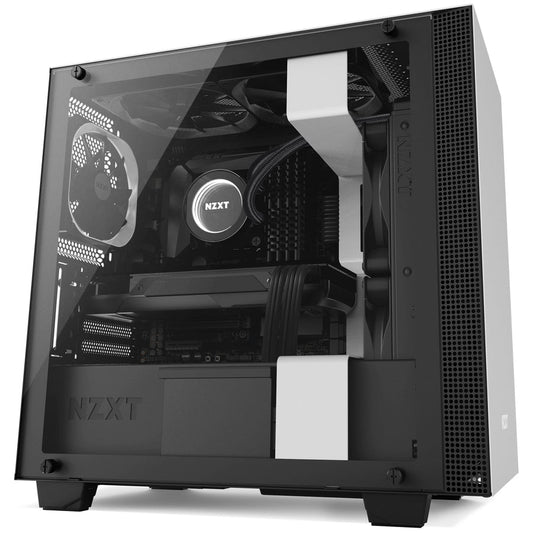 NZXT H400 ITX Mini Tower Cabinet ( Matte White )