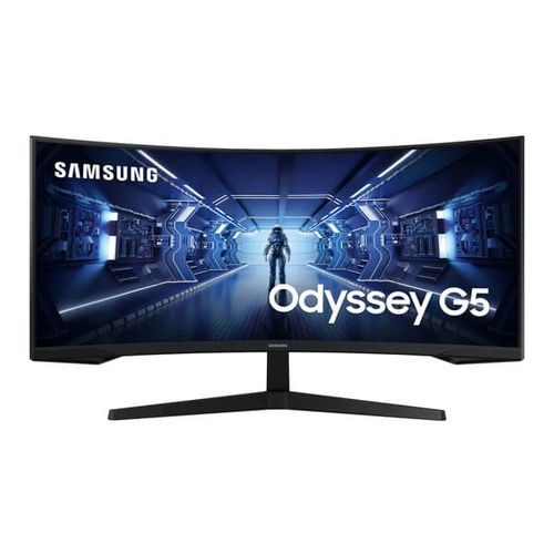 SAMSUNG Odyssey G5 LC34G55TWWWXXL 34 Inch 2K QHD 165Hz VA Panel 1MS AMD Freesync VA Gaming Monitor