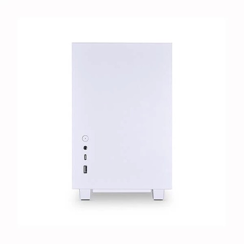 LIAN LI Q58W3 ITX Mini Tower Cabinet With PCIe 3.0 Riser Cable (White)