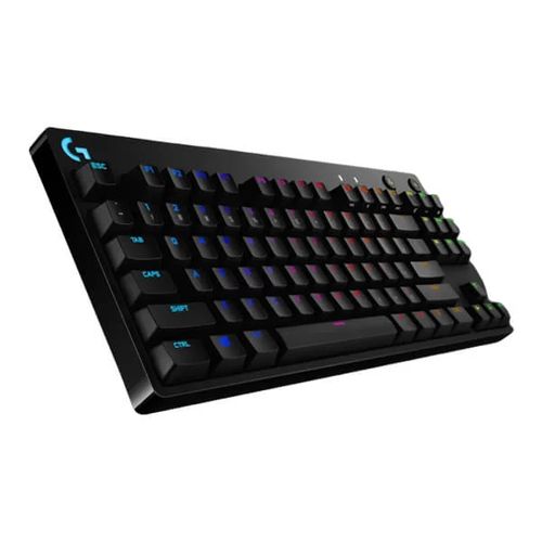 LOGITECH G Pro RGB Tenkeyless Mechanical Wired Gaming Keyboard ( Clicky Blue )