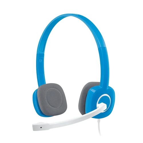 LOGITECH H150 Wired Stereo Gamine Headphone ( Blue ) ( PC / Mobile / Mac )