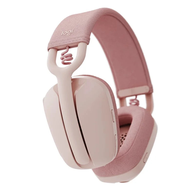 LOGITECH Zone Vibe 100 Lightweight RGB Wireless Stereo Gaming Headphone ( Rose ) ( PC )