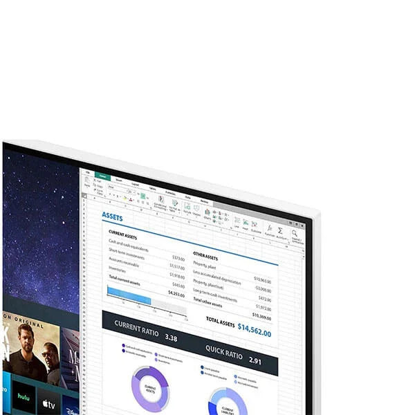 SAMSUNG LS27AM501NWXXL 27 Inch FHD 60Hz VA Panel 99% SRGB 8MS VA Gaming Monitor