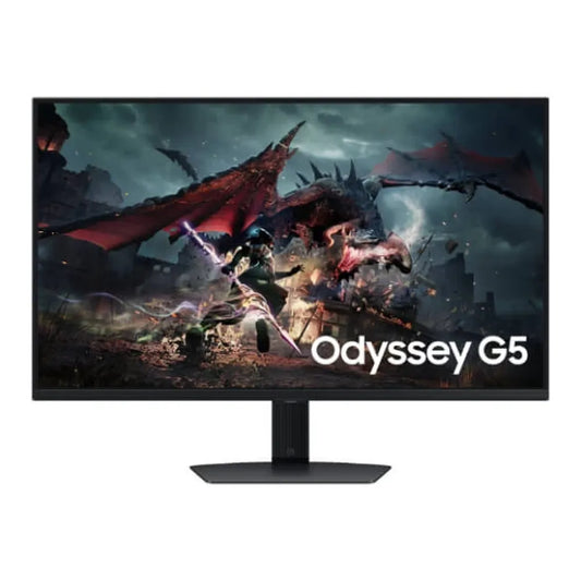 SAMSUNG Odyssey G5 LS32DG502EWXXL 32 Inch 2K QHD 180Hz IPS Panel 99%SRGB 1MS AMD Freesync Gaming Monitor