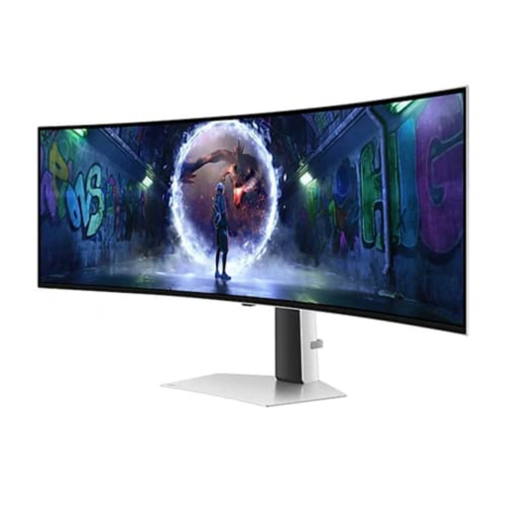 SAMSUNG Odyssey G9 LS49DG930SWXXL 49 Inch 2K DQHD 240Hz Oled Panel 99% SRGB 0.03MS AMD Freesync Gaming Monitor
