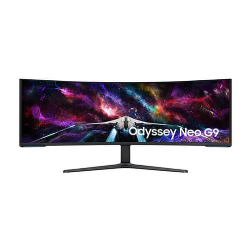 SAMSUNG Odyssey Neo G9 LS57CG950NWXXL 57 Inch 4K UHD 240Hz VA Panel 95% SRGB 1MS AMD Freesync Gaming Monitor (White)
