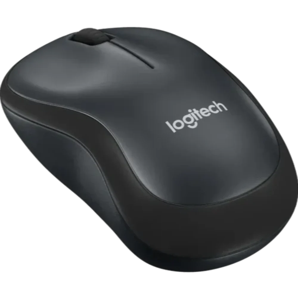 LOGITECH M220 Silent Wireless Ambidextrous Gaming Mouse ( 910-004885 ) ( 1000DPI / 3 Macro Button ) ( Black )