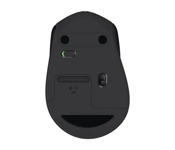 LOGITECH M330 Silent Plus Wireless Ergonomic Gaming Mouse ( 910-004905 ) ( 1000DPI / 3 Macro Button ) ( Black )