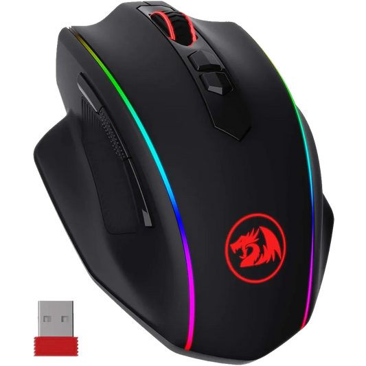REDRAGON M686 Vampire Elite Wired / Wireless Ergonomic Gaming Mouse ( M686 ) ( 16000DPI / 8 Macro Button ) (Black )